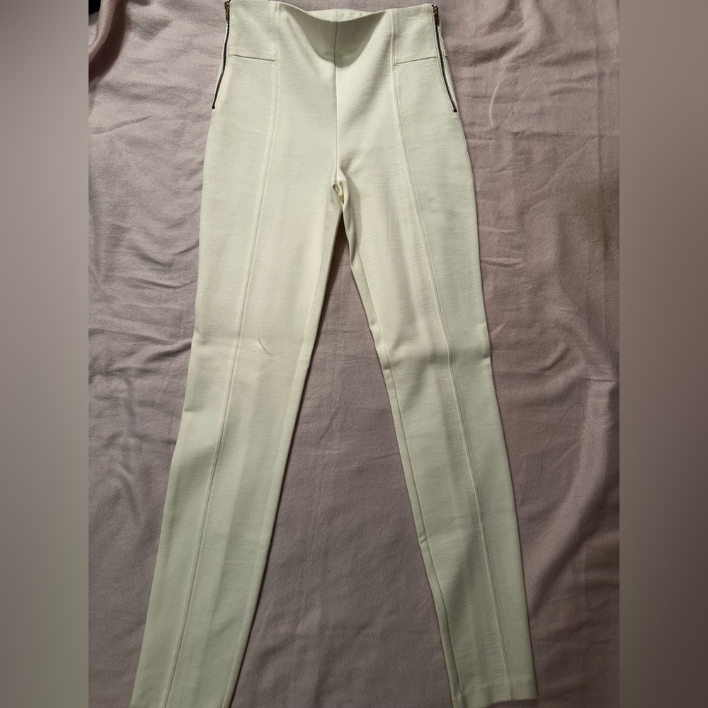 INC International Concepts Ivory(winter white) dress leggings size 2